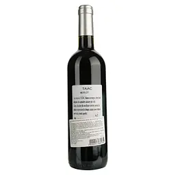 Вино Taiac Merlot IGP Perigord червоне сухе 0.75 л  - мініатюра 2