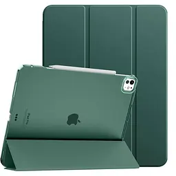 Чохол-книжка BeCover Tri Fold Hard для Apple iPad Pro 13" M4 2024 Темно-зелений (711731)