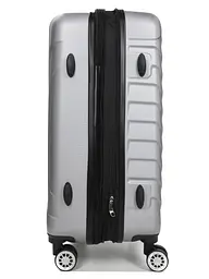 Валіза середня M ABS-пластик Madisson Snowball 03403 68х44х27см 68+13л Срібна - мініатюра 7