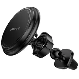 Автотримач Borofone BH135 Parker ring magnetic (air outlet) Black - мініатюра 4