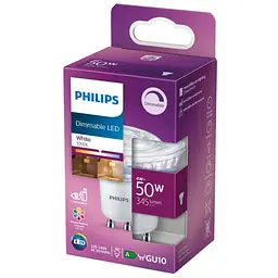 Лампа Philips LED CLA 50W GU10 C90 WH 36D D 1PF/SRT4 димована (929002068361) - мініатюра 3