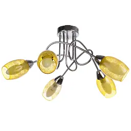 Люстра стельова Brille в спальню E14 40W OR (LK-535C/5)