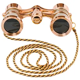 Театральний бінокль SIGETA TEATRUM C 3x25 (з ланцюжком) Gold - мініатюра 2