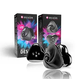 Вібратор для клітора з електростимуляцією Mystim Heart's Desire Black Edition - мініатюра 11