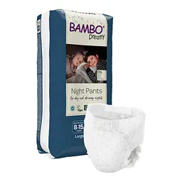 Підгузки-трусики для дітей Bambo Dreamy Night Pants 8–15 років | 10 шт., 35–50 кг ABENA (4825) - мініатюра 2