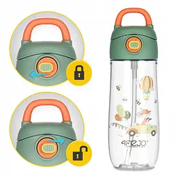 Пляшка для води дитяча 4FIZJO 550 мл Mix (P-5905973403719) - мініатюра 11