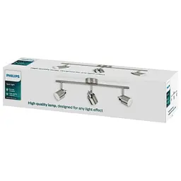 Cвітильник Philips Meranti bar/tube nickel 3x35W 230V стельовий/настінний акцентного освітлення (915005222301) - мініатюра 2