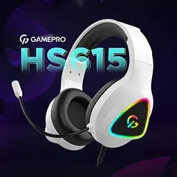 Навушники GamePro (HS615) RGB White (HS615) - мініатюра 7