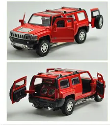Іграшкова машинка з Метала Hummer H3 «Автопром» 1:32 - мініатюра 8