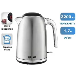 Електрочайник PRIME Technics PKX 1785 X - мініатюра 2