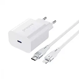 Зарядний пристрій набір із кабелем Proove Rapid 30 W (Type-C to Type-C cable)