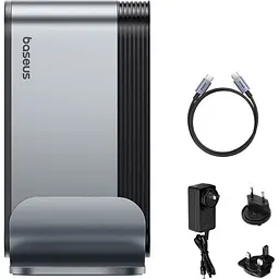 USB-хаб Baseus UnionJoy 17-Port Triple-Display Gray (B00532304811-00) [158346] - мініатюра 3