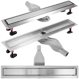 Трап для душу Rea Neox 70 Superflow brushed steel 2в1 REA-G2706