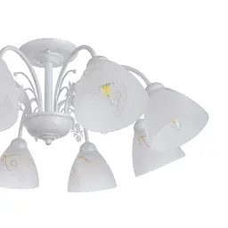 Люстра стельова Brille E14 60W WH (LK-685C/8) - мініатюра 2