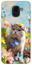 Чехол itsPrint Spring cat для Samsung J600F Galaxy J6 (2018)
