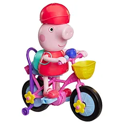 Інтерактивний ігровий набір PEPPA FIGURINES – ПЕППА НА ВЕЛОСИПЕДІ Peppa Pig G2177 - мініатюра 4