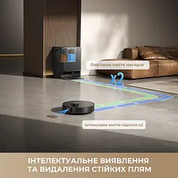 Робот-пилосос миючий Dreame Bot Matrix 10 Pro White - мініатюра 13