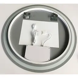 Дзеркало Zerix Solo MC01-80 з LED Touch, Anti-fog, димером, регулятором яскравості ZX6064 - мініатюра 3