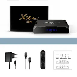 Смарт ТВ приставка X96 Max+ Plus ULTRA 4/64 Гб Smart TV Box Android 11 - мініатюра 2