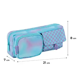 Пенал Kite блакитний (K25-2701-2) - мініатюра 3