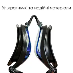 Окуляри для плавання Renvo Aries Pro Уні Anti-fog Чорний, Фіолетовий OSFM (2SG100-01) - мініатюра 7