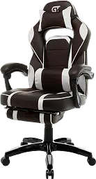 Геймерське крісло GT Racer коричневе з білим (X-2749-1 Dark Brown/White) - мініатюра 3