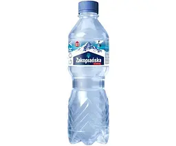 Zakopiańska, 0,5 л, Вода мінеральна сильногазована Закопанська, ПЕТ