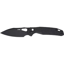 Ніж CJRB Frack Чорний Blade, AR-RPM9, Steel handle Frag pattern