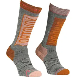 Термошкарпетки жіночі Ortovox Free Ride Long Socks Womens 39-41 Сірий-Коричневий