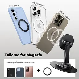 Магнітна підставка UGREEN LP862 для телефону Magsafe для iPhone 15 14 13 Pro Max Xiaomi Samsung Huawei Обертання на 360° (55998) - мініатюра 5