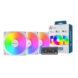 Кулер до корпусу MONTECH E28 ARGB 3 PACK (W) - мініатюра 6