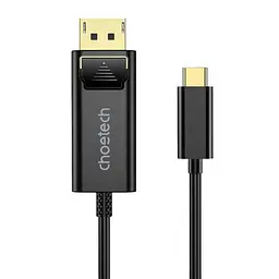 Кабель Choetech XCP-1801 Black USB-C to DisplayPort 8K\60Hz 1.8m (43-00176) - мініатюра 2
