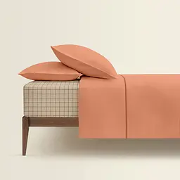 Комплект постільної білизни Cosas сімейний AMBER CS5 2 x 160 x 220 см (Ranfors75_Terrakot_CellAshbeige_160x2) - мініатюра 2
