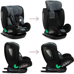 Автокрісло MoMi Urso I-Size 0-36 кг Black - мініатюра 12
