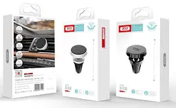 Автодержатель XO C55B Air Vent Car Holder Round Magnetic черный (7109735) - миниатюра 2