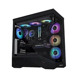 Корпус для ПК Lian Li V100R case with pre-installed four 120mm RGB PWM fan, Black (G99.V100RX.01) - мініатюра 6