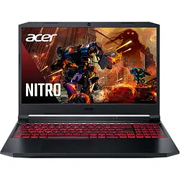 Ігровий ноутбук ACER Nitro 5 AN515-57-52F5, Intel Core i5-11400H до 4.5 ГГц, 15.6" Full HD, 8 ГБ, SSD 512 ГБ, NVIDIA GeForce GTX 1650 4 ГБ, Free DOS