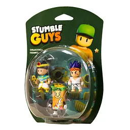Набір колекційних фігурок Stumble Guys Сенсей Фаєрфіст, Клеопатра, Кілер 3 шт. х 6 см (SG2020-4) - мініатюра 3