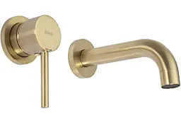 Змішувач для умивальника Rea Lungo прихованого монтажу brushed gold REA-B8652, Золотий - мініатюра 4