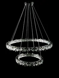 Світлодіодна люстра Splendid Ray L40802/80+50/2 LED, 2 кільця, пульт, димер, 100 Вт - мініатюра 4