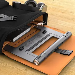 Підставка для ноутбука ACEFAST E5 PLUS USB-C multifunctional stand HUB for laptop - мініатюра 5