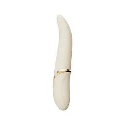 Вібратор Zalo - EVE Ivory White, вібрація + ротація, імітація язичка, підігрів до 39 °C - мініатюра 2
