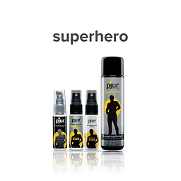 Стимулюючий лубрикант на водній основі Pjur Superhero glide, 100 мл - мініатюра 3