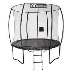 Батут із внутрішньою сіткою Cornilleau Springcare 244 см чорний (3222763110834)