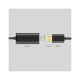 Дата кабель USB 2.0 AM to AF 15.0m Active black Ugreen (10323) - мініатюра 6
