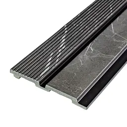 Рейка декоративна Sticker Wall PS 2900х118х12мм Сірий мармур SW-00001751