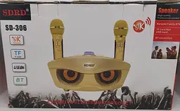 Портативна караоке система SDRD SD-306 з колонкою та двома мікрофонами - мініатюра 8