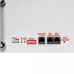 Акумулятор LogicPower LiFePO4 51,2V - 100 Ah (5120Wh) (BMS SP 100A/50А) RM RS485/CAN LCD WH - мініатюра 4