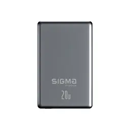 Батарея універсальна Sigma X-power SI05A7QL-MAG 5000mAh, Magnetic wireless 15W, PD, QC, 20Wmax, MagSafe (4827798359419)