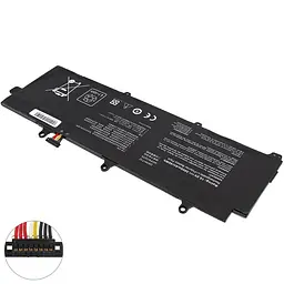 Батарея для ноутбука Asus C41N1712 (Zephyrus: GX501VI GX501VIK GX501VSK series) 15.4V 3000mAh Чорний
